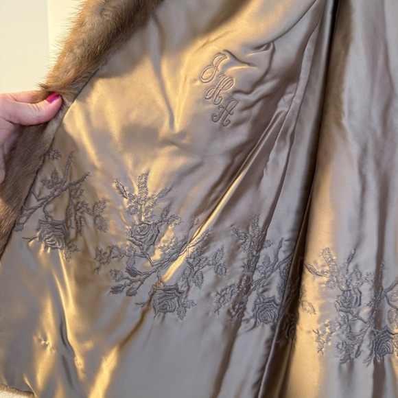 Rare Vintage A Nettie Lee Fashion Authentic Fur Coat Jacket Clothes Outsoor Wear - Picture 11 of 12